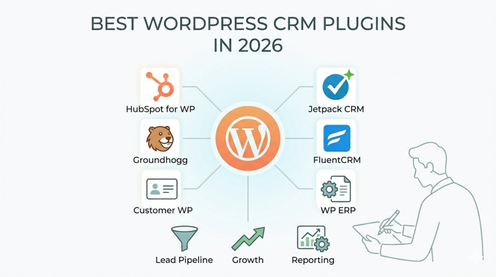 Best WordPress CRM Plugins in 2026 (Compared by Use Case)